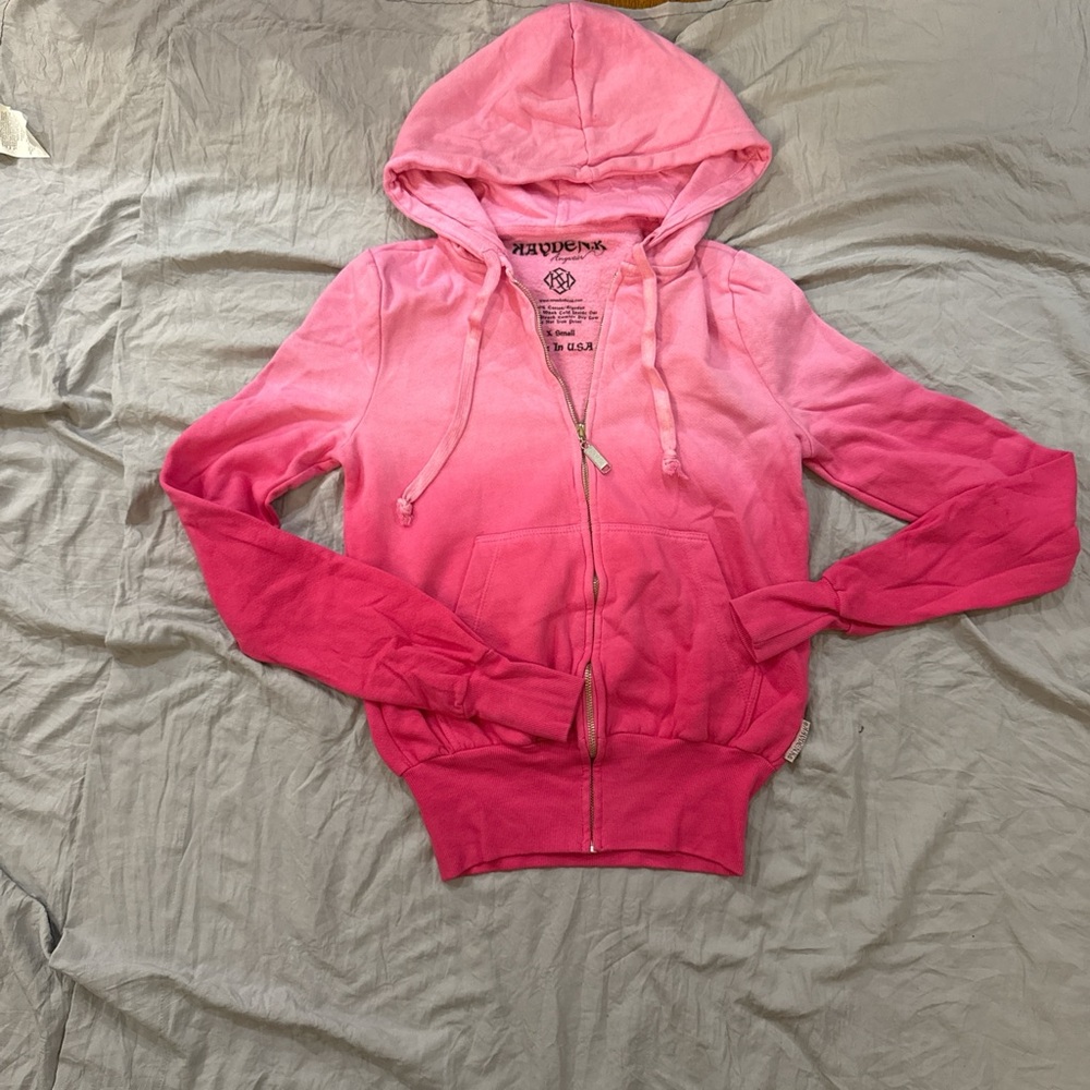 Pink Ombré Hoodie